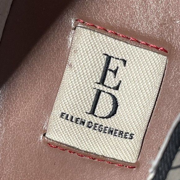 ED By Ellen Degeneres Womens Noram Striped White Black Oxford‎ Shoes Sz US 11M - Picture 2 of 9